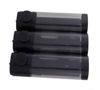 Dispenser Sapone ABS per robusto per montaggio Parete Dispenser | per tre camere da 500ml, pompa , design compatto, per ideale per shampoo balsamo bagnoschiuma, salva spazio