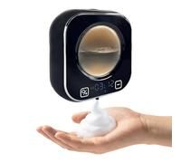 Dispenser Sapone Automatico, 320 ML Dispenser Sapone Bagno Con Sensore USB Ricaricabile 5 Livelli Regolabili Dispenser Sapone Cucina Elettrico Parete Schiuma per Bagno, Cucina, Ufficio