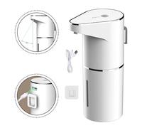 Dispenser Sapone Automatico Ricaricabile USB Schiuma Regolabile Personalizzabile