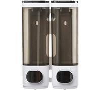 Dispenser Sapone Bagno, Dosatore Sapone Liquido Bagno da Parete Plastica Dispenser Shampoo, 600ml Dispenser Shampoo e Bagnoschiuma Muro, Dispenser Sapone Doccia per Bagno Cucina Hotel