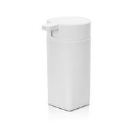 Dispenser Sapone Bianco, 400 ml in plastica, Morbido al Tatto, Linea Tender
