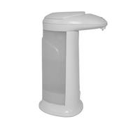 Dispenser Sapone bianco distributore Automatico Con Sensore Infrarossi per gel mani no touch dosatore a batteria capacità 330 ml