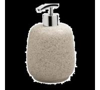 Dispenser sapone da appoggio "afra sabbia" c00 design elegante