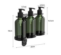 Dispenser sapone da parete adattabile perfetto per uso domestico o commerciale
