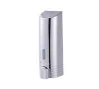 Dispenser Sapone da Parete Argento 21x8 Cm Effetto Acciaio