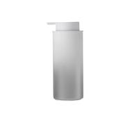 Dispenser Sapone Dispenser di sapone in vetro Dispenser di sapone for le mani e sapone for piatti in vetro sfumato opaco, ricaricabile, for lavello della cucina, bagno, doccia Dosatore Sapone(Bianco,G