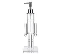 Dispenser sapone | Dispenser sapone natalizio | Dispensers per lavaggio a mano con in acrilico trasparente | Bottiglia decorativa per pompa lavaggio natalizio ricaricabile