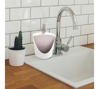 Dispenser Sapone e Porta Spugna Dispenser Sapone 2 in 1 per Bar Agriturismo