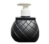 Dispenser Sapone Forma di Borsetta - 300 Ml - Dosatore utilizzabile in Bagno e in Cucina - Oggetto di arredo (Nero)