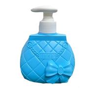 Dispenser Sapone Forma di Borsetta - 300 Ml - Dosatore utilizzabile in Bagno e in Cucina - Oggetto di arredo (Blu Chiaro)