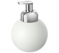 Dispenser Sapone in Ceramica Bianco con Erogatore di Schiuma Oslo