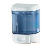 DISPENSER SAPONE LIQUIDO A MURO BIANCO TRASPARENTE
