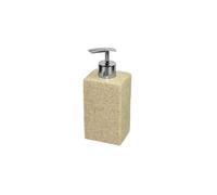 DISPENSER SAPONE LIQUIDO BAGNO METAFORM SYL DA APPOGGIO SABBIA E CROMO