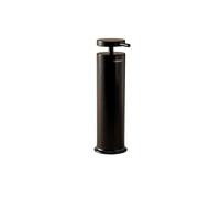 Dispenser Sapone Liquido da APPOGGIO Nero Satinato(6x8x20 CM) 130 ml.