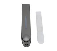 Dispenser Sapone Liquido da Muro, Dosatore Shampoo Plastica Grigio - Facile da Usare, Resistente alla Ruggine, Ideale per Casa, Hotel e Scuole (1 tazza)