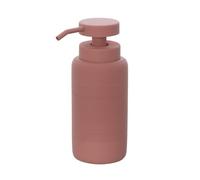 Dispenser Sapone Liquido In Poliresina Terracotta Della Linea Marica, Diam 7 x H 18 Cm, Con Beccuccio Lungo Ed Erogatore Con Pump