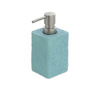 Dispenser sapone liquido in poliresina turchese pastello