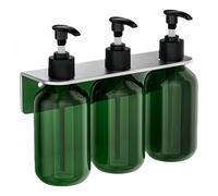 Dispenser Sapone Manuale 300ML Pompa da Parete Bottiglia con Supporto per Gel Do