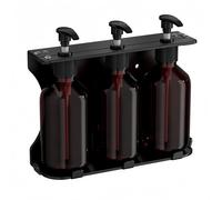 Dispenser sapone manuale da parete adatto per shampoo balsamo gel doccia