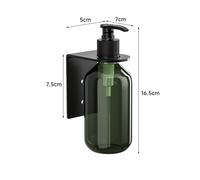 Dispenser Sapone Manuale Funzionale con Porta per Organizzazione Bagno