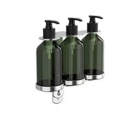 Dispenser sapone manuale ricaricabile pompa bottiglia con supporto per gel docci