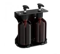 Dispenser Sapone Murale Acciaio 500ml Anti-Goccia Dispenser Sapone(2 Bottles)