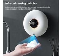 Dispenser sapone schiumogeno mani libere ricaricabile per cucina bagno 280ml