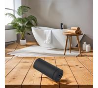 Dispenser sapone silicone diviso tipo spremuto colore nero lozione olio sapone