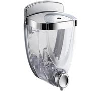 Dispenser sapone Torpedo in resina cromato 300 ml Cromo