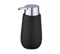 Dispenser sapone Wenko Badi in ceramica 320 ml nero Nero