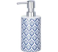 Dispenser sapone Wenko Lorca in ceramica blu Blu