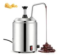 Dispenser Scalda Formaggio Commerciale, Macchina Riscaldante Per Cioccolato In Acciaio Inossidabile Da 2,5 Litri, Temperatura Regolabile E Facile Da Pulire, Per Cioccolato, Burro E Formaggio