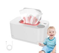 Dispenser scaldasalviette per bambini, riscaldatore per salviettine umidificate, contenitore riscaldante uniforme da 20 cm, custodia portatile per pannolini, supporto per asilo nido