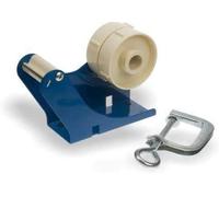 Dispenser tendinastro da banco per nastro imballo o doppio nastro con morsetto