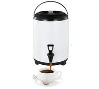 Dispenser termico per bevande calde e fredde, struttura in acciaio inox per una maggiore durata e mantenimento della temperatura, ideale per servire latte, tè, caffè a feste ed eventi