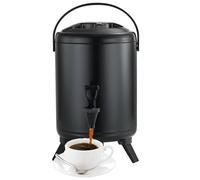 Dispenser termico per bevande calde e fredde, struttura in acciaio inox per una maggiore durata e mantenimento della temperatura, ideale per servire latte, tè, caffè a feste ed eventi