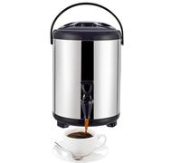 Dispenser termico per bevande calde e fredde, struttura in acciaio inox per una maggiore durata e mantenimento della temperatura, ideale per servire latte, tè, caffè a feste ed eventi