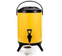 Dispenser termico per bevande calde e fredde, struttura in acciaio inox per una maggiore durata e mantenimento della temperatura, ideale per servire latte, tè, caffè a feste ed eventi