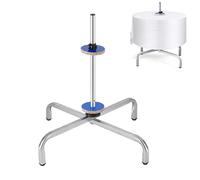 Dispenser verticale per rotoli di pluriball, supporto manuale da terra per rotoli di imballaggio con lunghezza da 40-150cm, stazione per l'imballaggio con pellicola protettiva(120cm/47.2in)