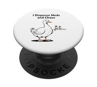 Dispenso Medicinali E Caos Tra Gli Operatori Sanitari Duck PopSockets PopGrip Adesivo