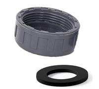 Dispenzzinamento del lavello Cucina Cappo di blanking tubo per lavaggi impianti idraulici Cap rotola con filo femminile trappola e estremità arresto della rondella giunti tubi tenuta grigio. 20mm