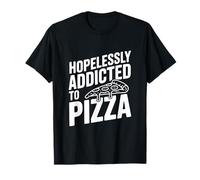 Disperatamente dipendente dagli Amanti della Pizza Foodie Maglietta