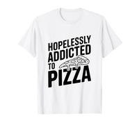 Disperatamente dipendente dagli Amanti della Pizza Foodie Maglietta