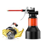 Disperensatore di olio Can - strumento di lubrificazione da 350 ml per manutenzione precisione | Build ABS e rame leggero con beccuccio dritto e spray ad alta pressione per riparazione automatica
