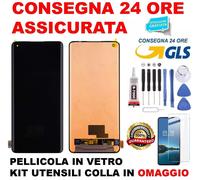 DISPLAT ORIGINALE AMOLED ONEPLUS 8 PRO IN2023 120HZ NERO VETRO TOUCH SCREEN LCD