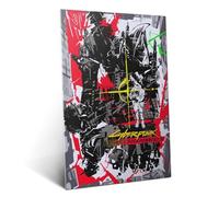 Displate Poster in metallo Cyberpunk Season 2 - Edgerunners II - Sala giochi Decorazione per casa, camera da letto, arte moderna, regalo - Decorazione da parete in metallo - 32 cm x 45 cm
