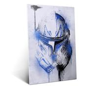 Displate - Poster In Metallo - Montato a Magnete - Star Wars - Captain Rex Graffitti Helmet