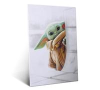 Displate - Poster In Metallo - Montato a Magnete - Star Wars - Grogu Peeking In