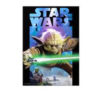 Displate - Poster In Metallo - Montato a Magnete - Star Wars - Master Yoda 32cm x 45cm