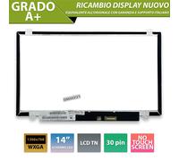 Display 14,0 compatibile con HP 14-CM0008AU T9X07EA X9Q85EC [30pin 1366x768]